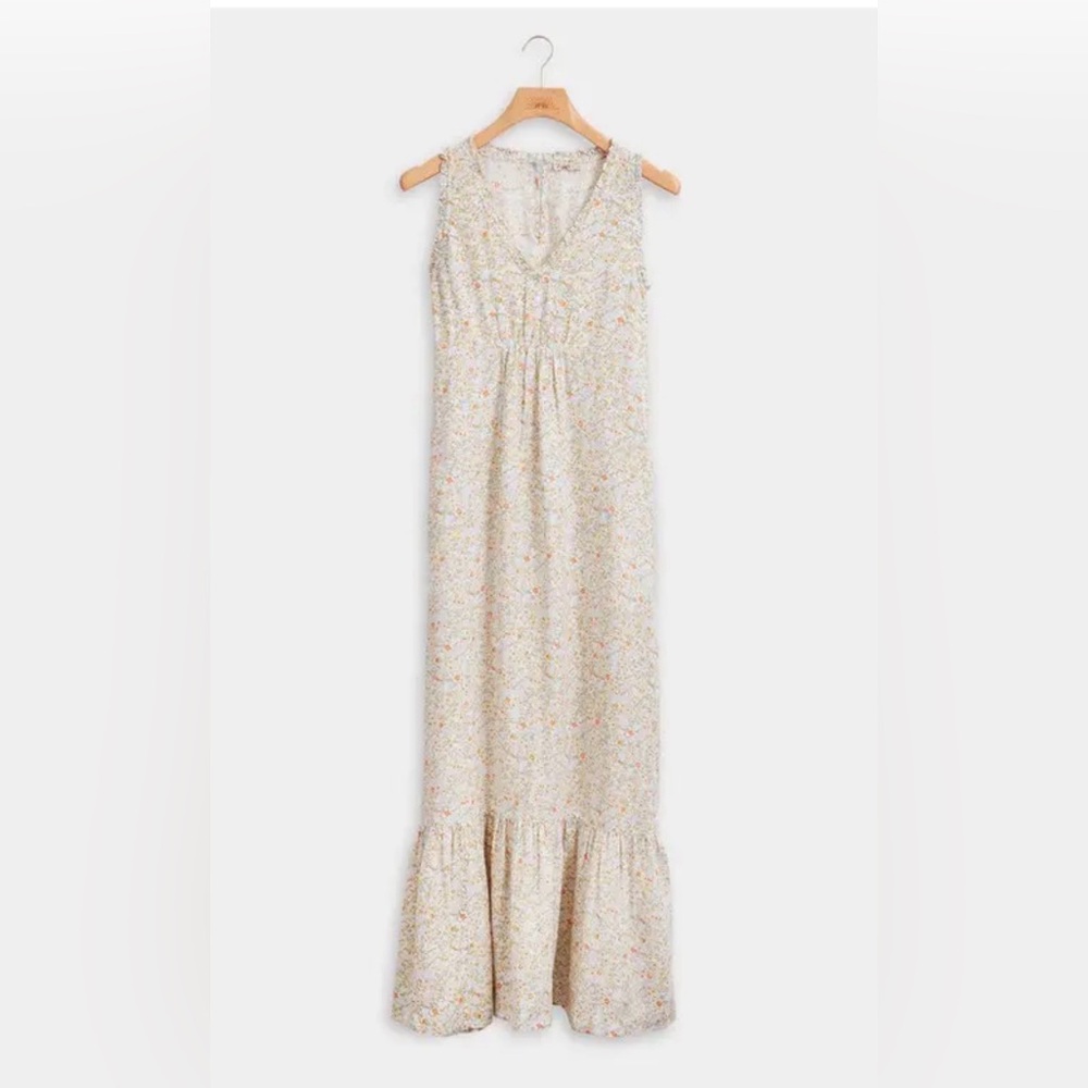 Faherty Sapphira Wildflower Floral Maxi Dress